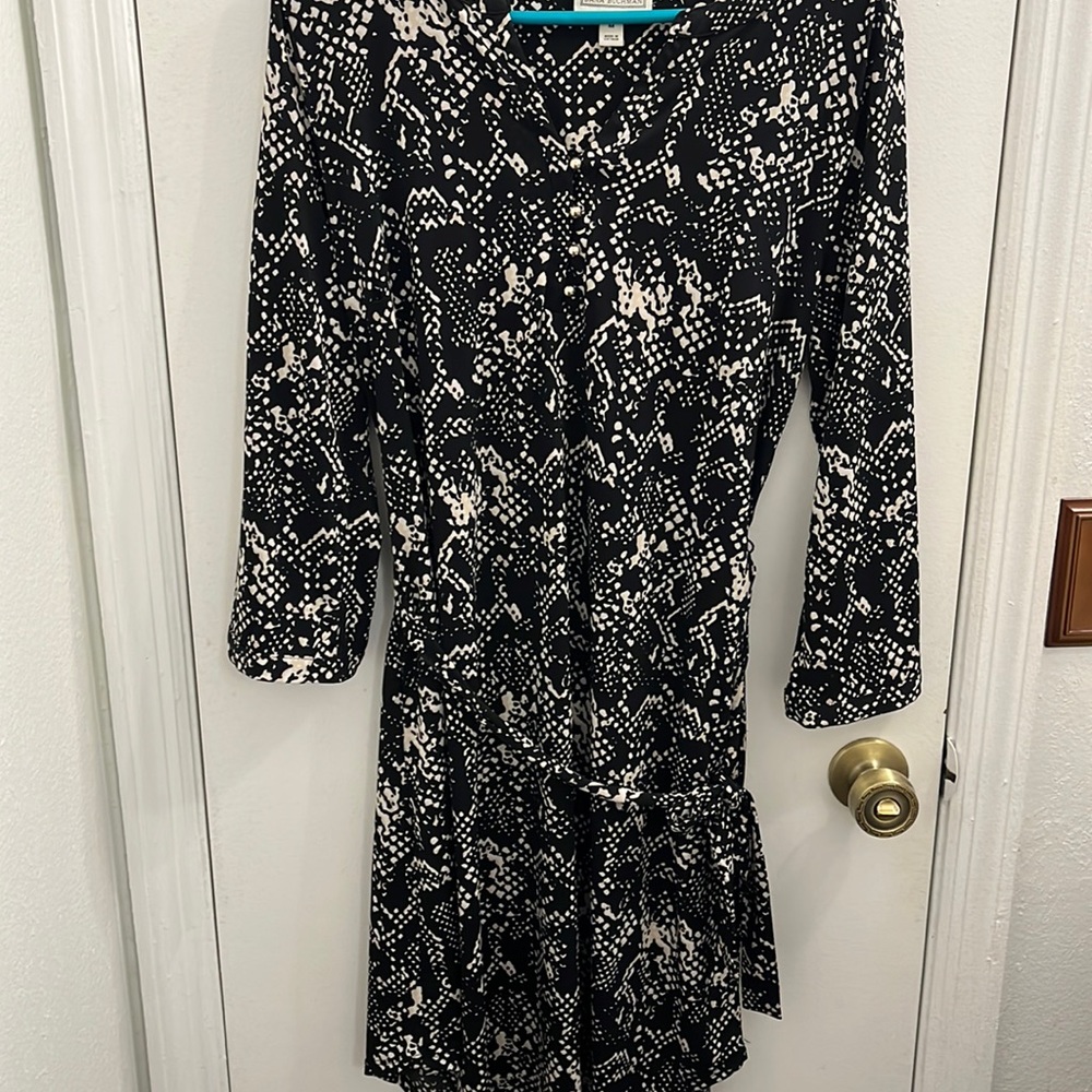 Dana Buchman animal print dress